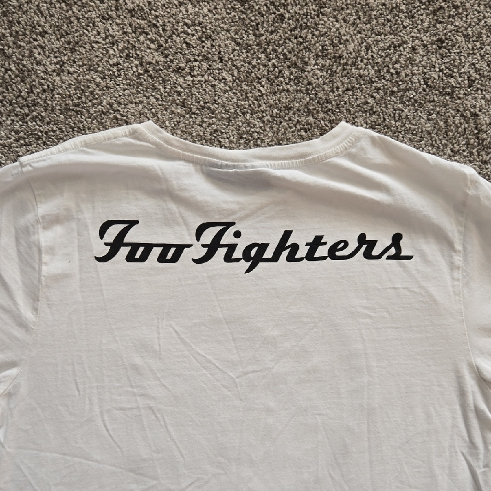 White T-Shirt with Black FF Logo - Picture 6 of 7
